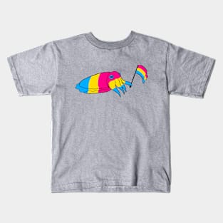 Cuttlefish Pride - Pansexual Variant Kids T-Shirt